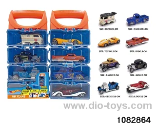 1:64 Alloy Car Set in Plastic box
