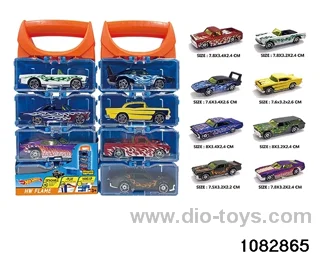 1:64 Alloy Car Set in Plastic box