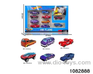Alloy Car Set in window box