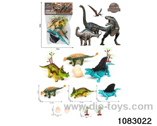 Dinosaur Set in PP bag with header