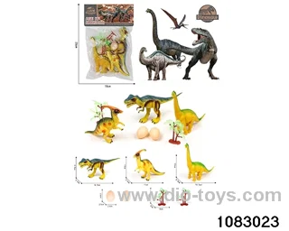 Dinosaur Set in PP bag with header