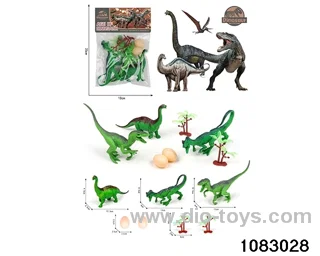 Dinosaur Set in PP bag with header