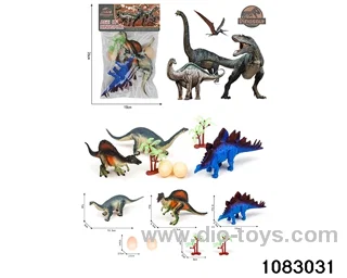 Dinosaur Set in PP bag with header