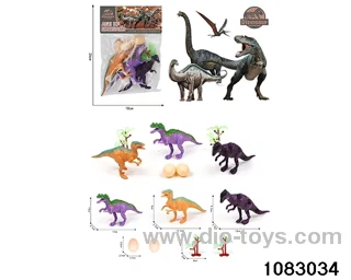 Dinosaur Set in PP bag with header