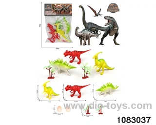 Dinosaur Set in PP bag with header