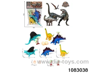 Dinosaur Set in PP bag with header