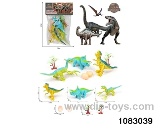 Dinosaur Set in PP bag with header