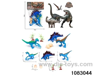 Dinosaur Set in PP bag with header