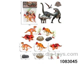 Dinosaur Set in PP bag with header