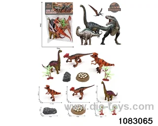 Dinosaur Set in PP bag with header