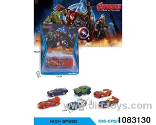Scooter Alloy Car Set in Blister card