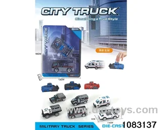 Scooter Alloy Car Set in Blister card