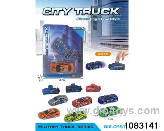 Scooter Alloy Car Set in Blister card