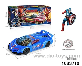 1:16 3D Lighted Electric Car in color box