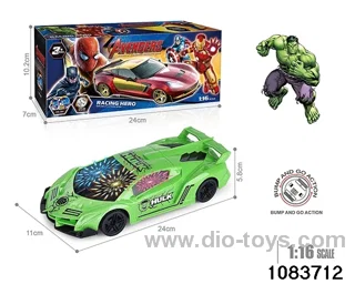 1:16 3D Lighted Electric Car in color box