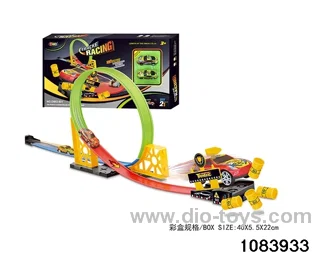 21PCS Alloy Pull back Railcar in color box