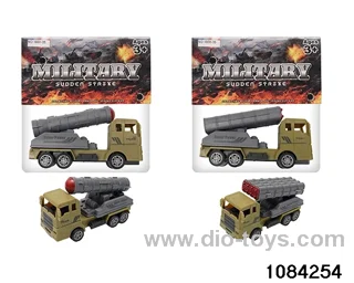 Pull Back Military Car Set in PP bag with header