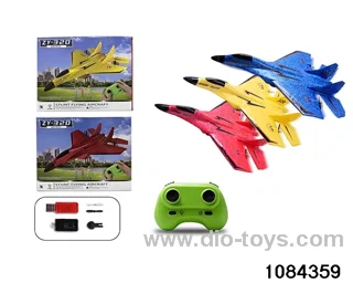 RC aircraft in color box