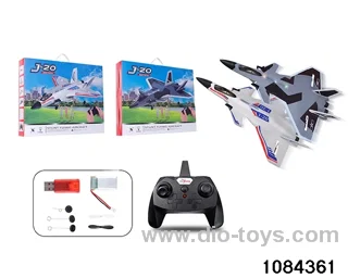 RC aircraft in color box