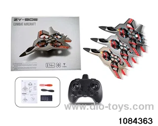 RC aircraft in color box
