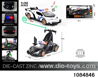 1:32 Alloy Car with Lights & Sound Effects in window box