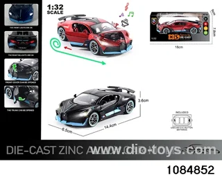 1:32 Alloy Car with Lights & Sound Effects in window box