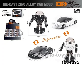 1:43 Alloy Transformer Car in display box