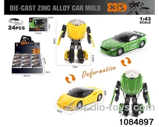 1:43 Alloy Transformer Car in display box