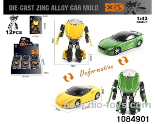 1:43 Alloy Transformer Car in display box