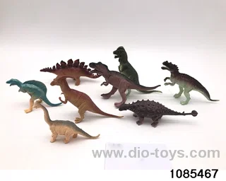 8pcs Dinosaur Set in poly bag header