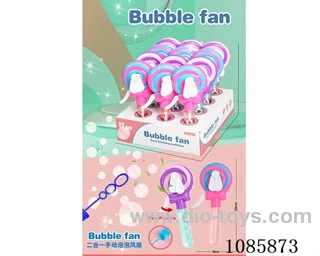 Lollipop bubble fan