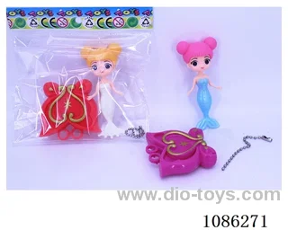 Mermaid change pendant strap rope (4-color mermaid mix)