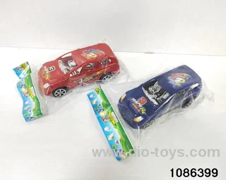 pull-back vehicle in opp bag