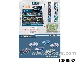 metals pull back car in display box