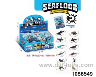 Marine Animal Blind Box in display box