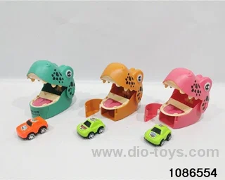 Dinosaur Head Catapult Car in opp bag
