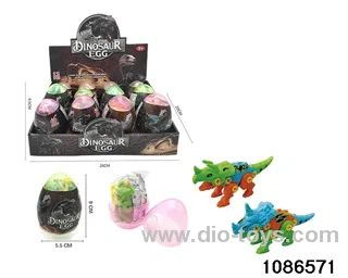 dinosaur egg in display box