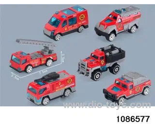 Alloy Fire Truck in opp bag