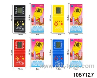 game console in color box