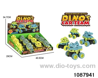 Dinosaur Stunt Car in 12pcs display box