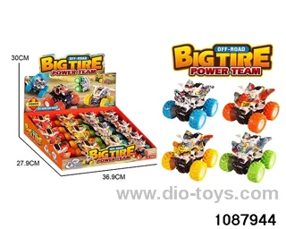 dual inertia 4WD vehicle in 12pcs display box