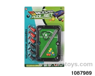 billiard table in Blister card