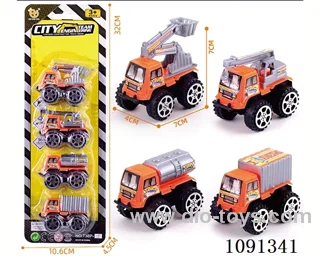 pull back Construction truck