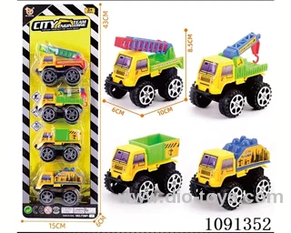 pull back Construction truck
