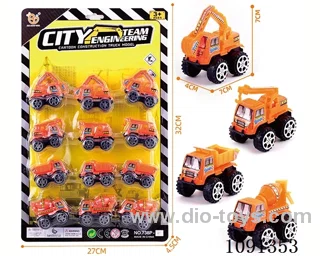 pull back Construction truck