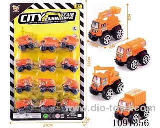 pull back Construction truck