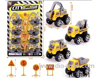 pull back Construction truck