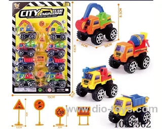 pull back Construction truck