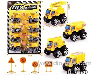 pull back Construction truck