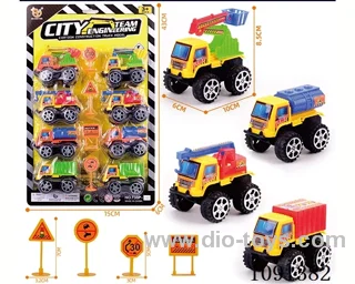 pull back Construction truck